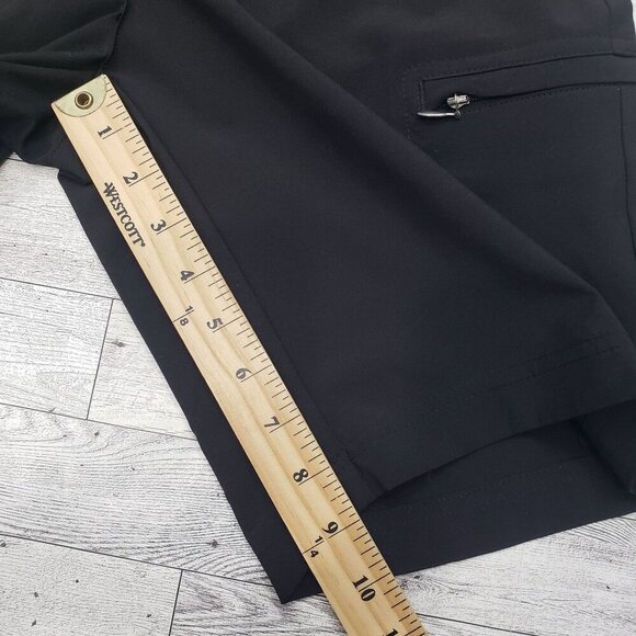 Izod Golf Cargo Shorts Swing Flex 9" Stretch 6 Pocket Black Mens Size 30 NWT $70 - Picture 9 of 10